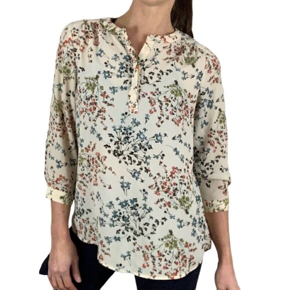 New! Dalia Floral Tunic Sz L - Picture 1 of 5